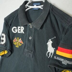 Ralph Lauren RL Ocean Challenge 2012 Germany Polo Shirt Mens XL Fits Men's Small